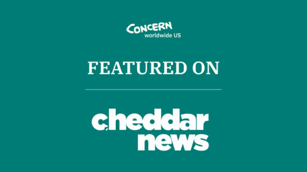 Concern Worldwide US featured on Cheddar News
