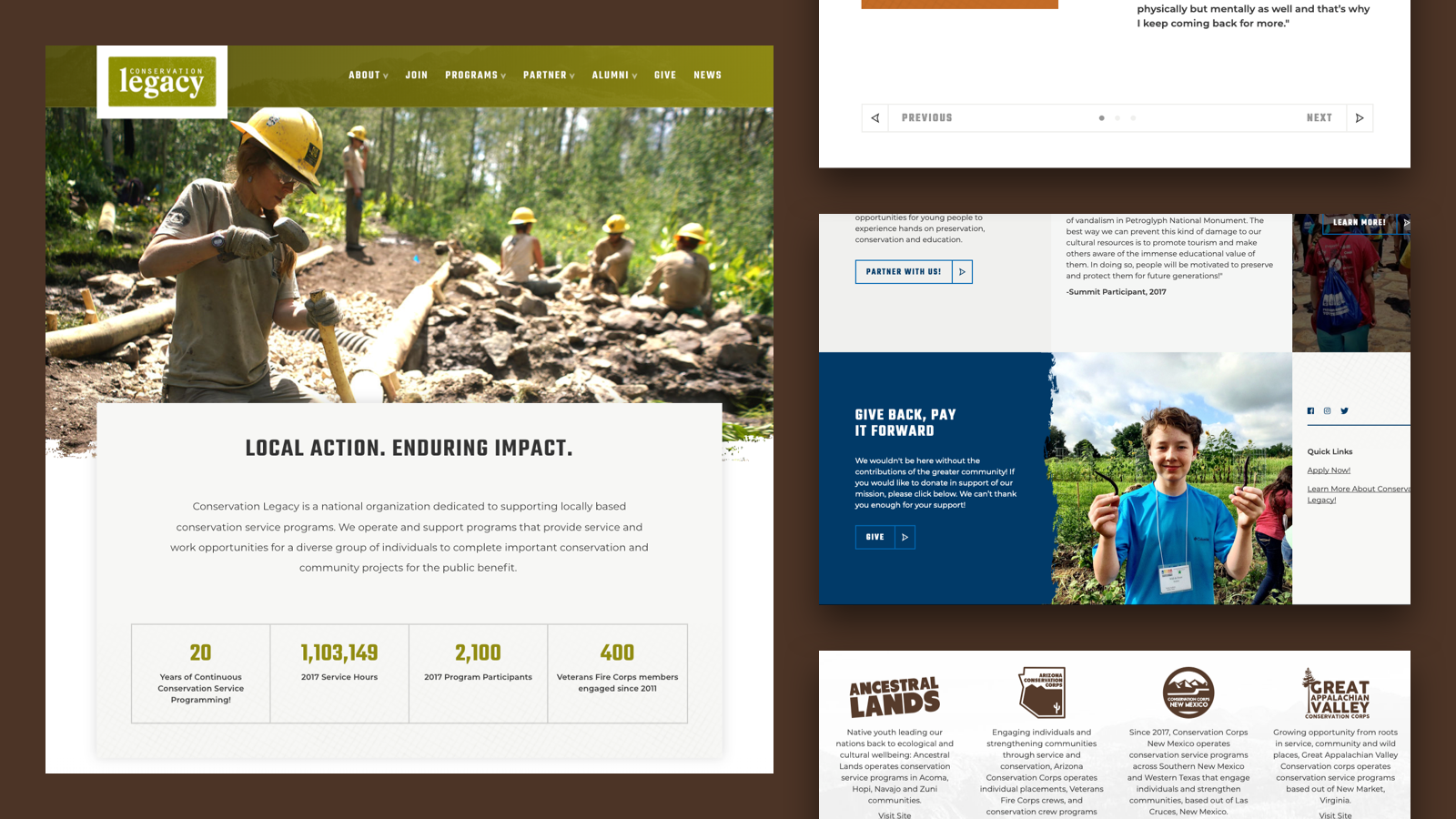 Conservation Legacy graphics