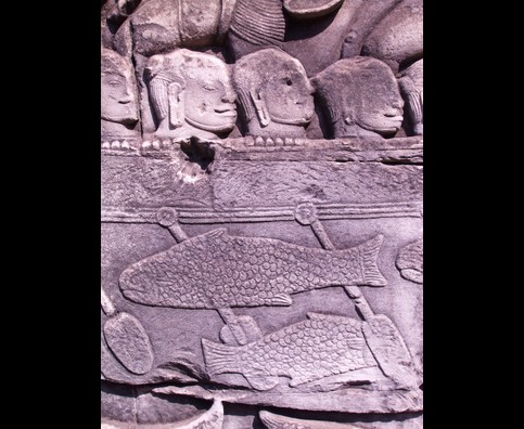 Cambodia Angkor Walls 12