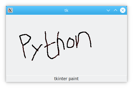 tkinter paint