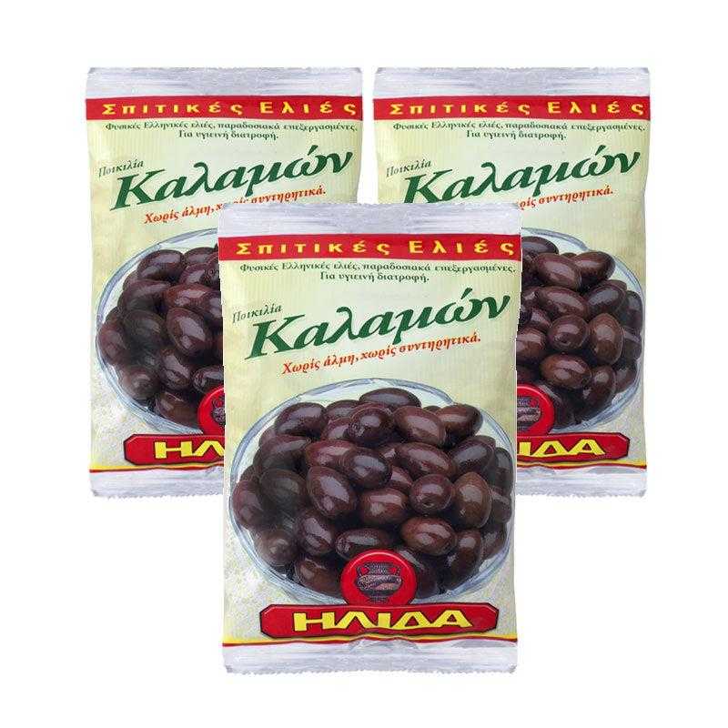 Greek-Grocery-Greek-Products-kalamata-whole-olives-3x250g-ilida
