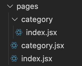 Next.js Same url Pages folder