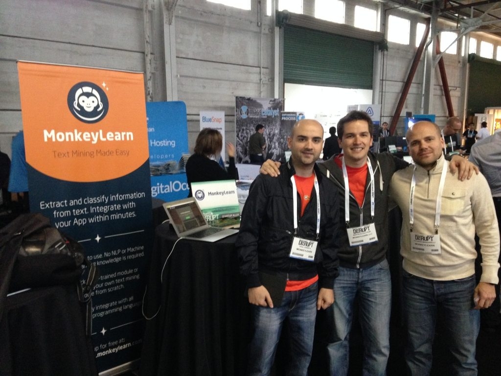 MonkeyLearn launches today at TechCrunch Disrupt SF 2014 (sep 8)