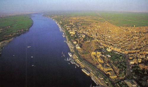 Luxor from air