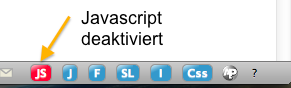 Abbildung 61: Javascript deaktivieren mit QuickJava in Firefox