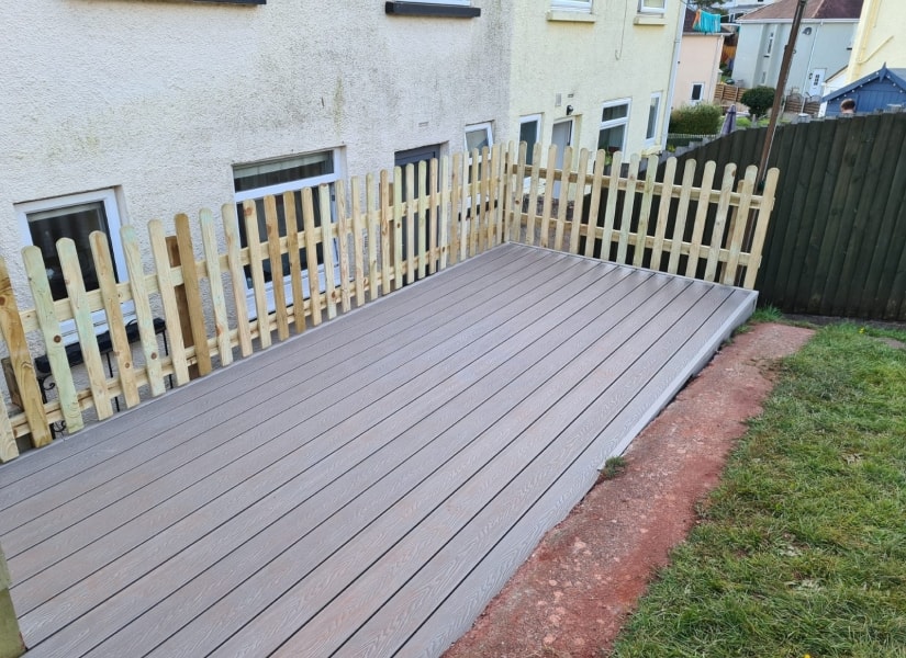 Small Deck and Fencing Project