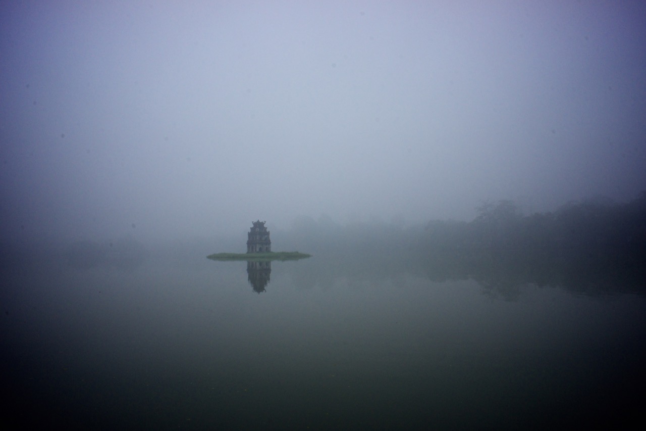 Turtle Tower in Hoan Kiem Lake