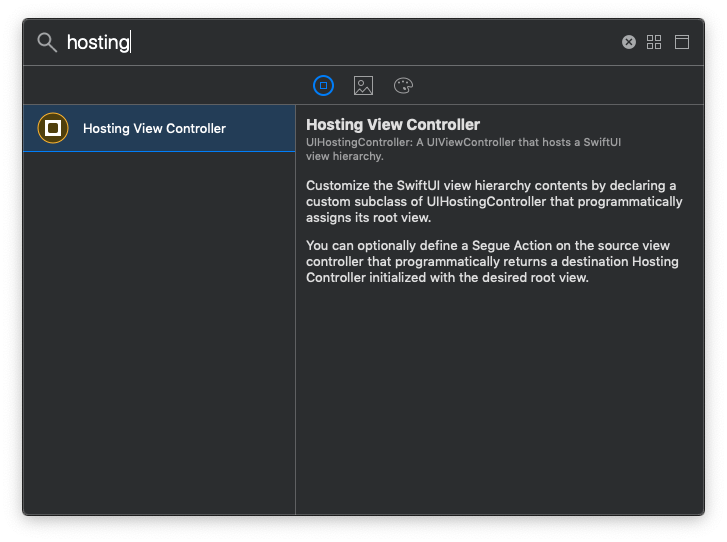 Hosting View Controller