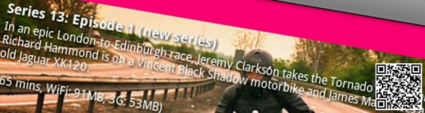 A Screenshot taken from the BeebPlayer app Screenshot from BeebPlayer