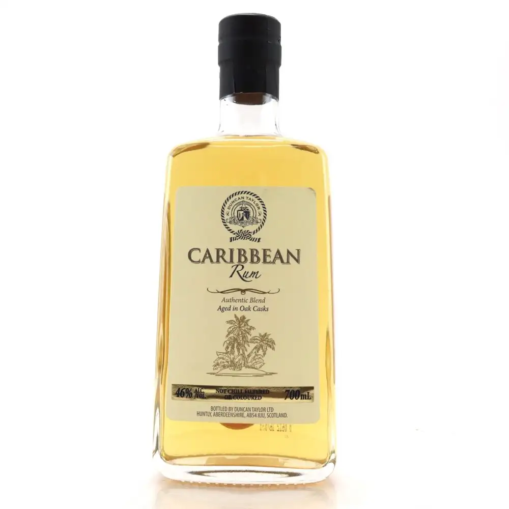 Image of the front of the bottle of the rum Caribbean Blended Rum