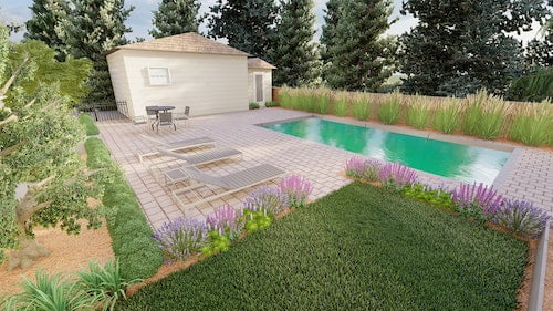 Outdoor pool project RenoFi