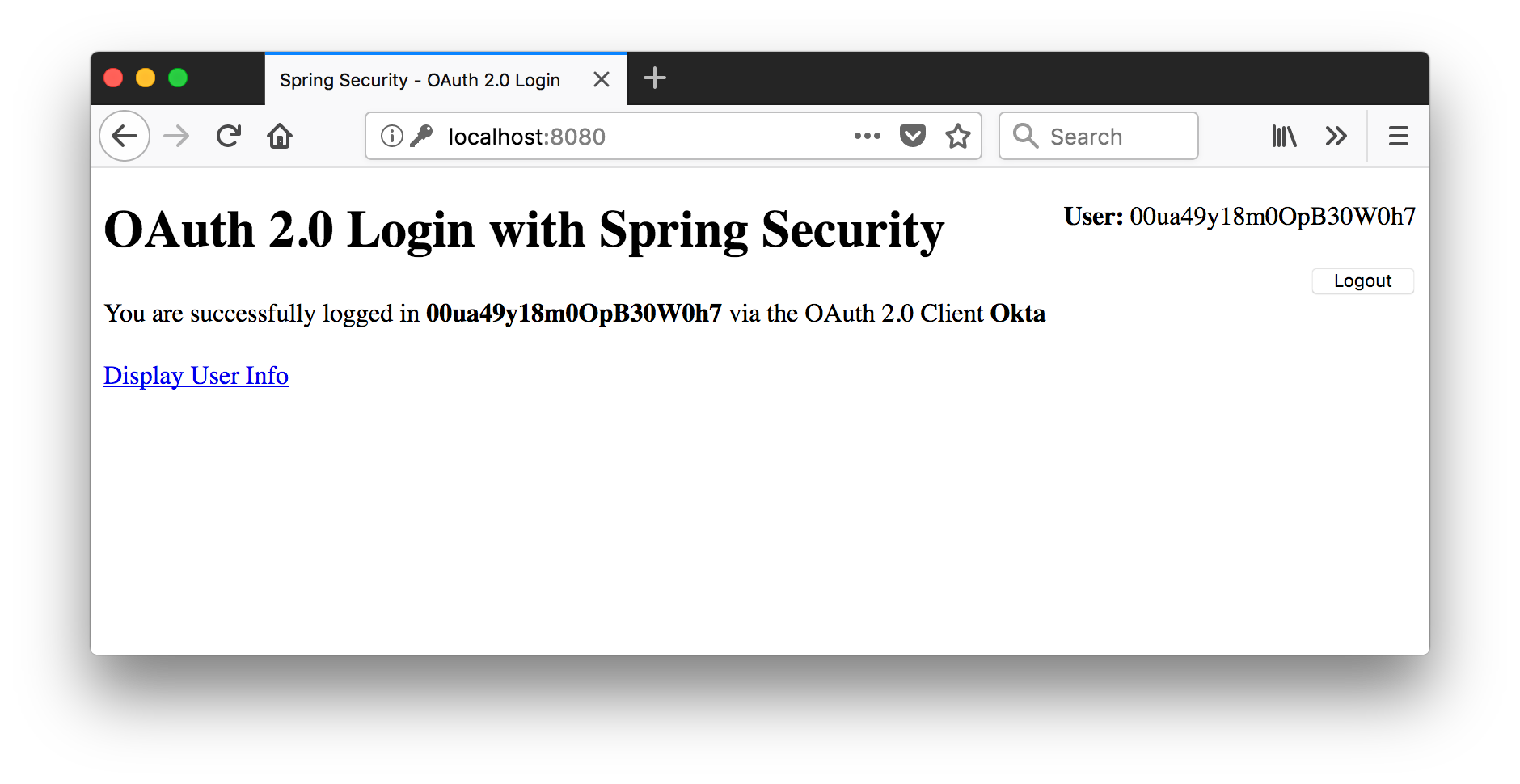spring boot security default username password