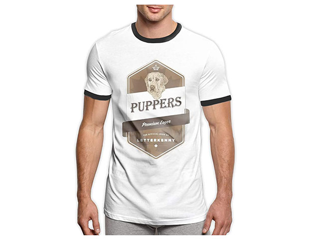 Puppers Beer T-Shirt, made famous by the TV show Letterkenny