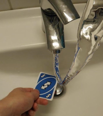 Uno Reverse Card Meme (Water)
