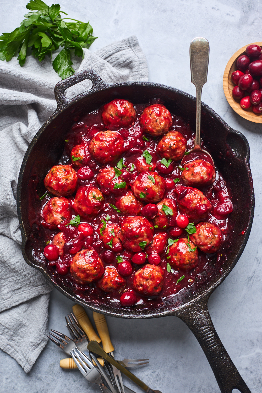 Homemade Cranberry Meatballs