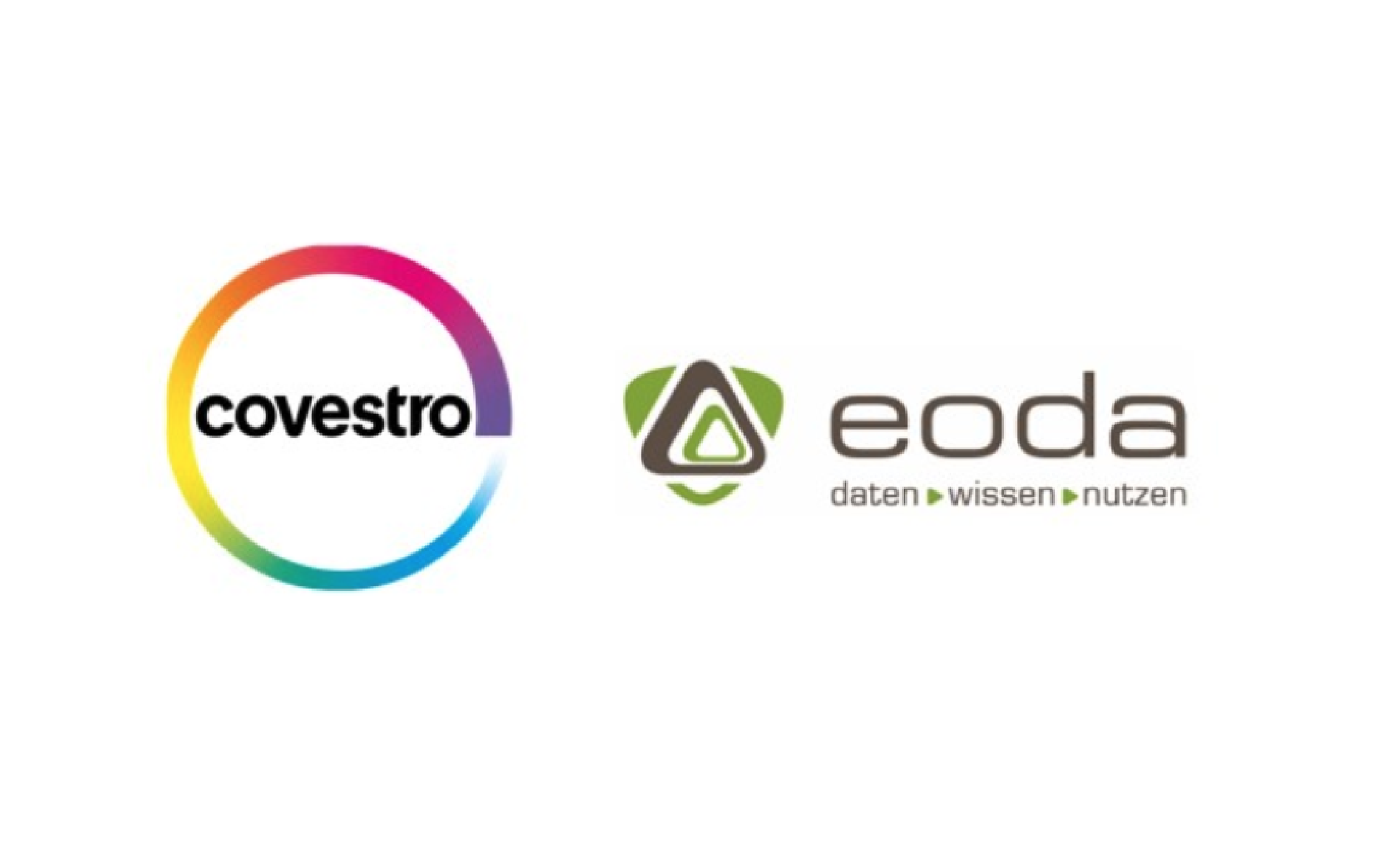 Thumbnail the logos of Covestro and eoda