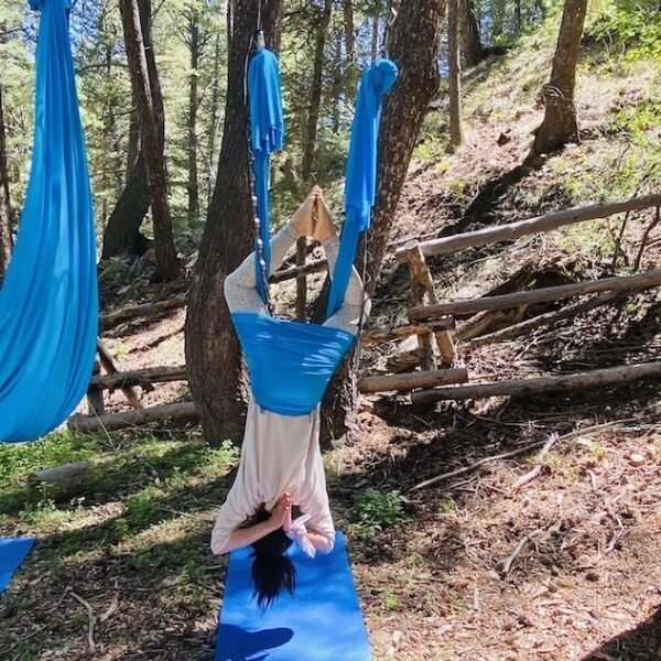 Aerial yoga Helen upside down