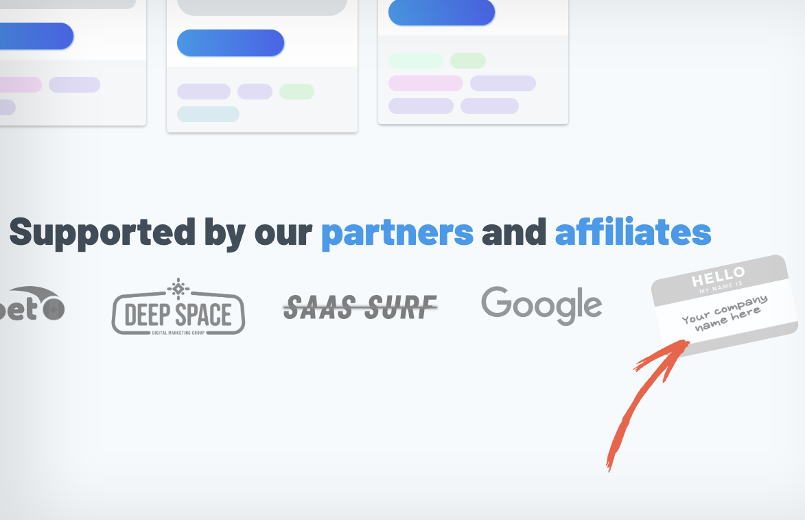 Sponsorship for SaaS Surf example 2