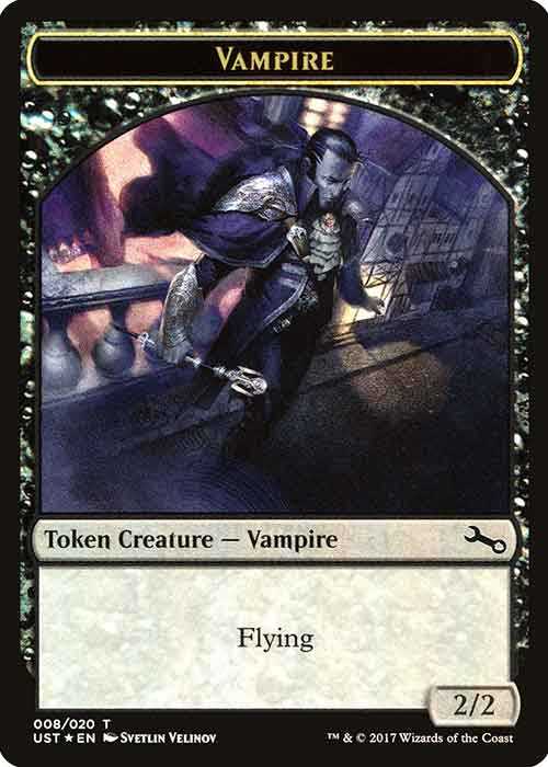 22 Black Vampire Creature Token Mtgonl Tokens