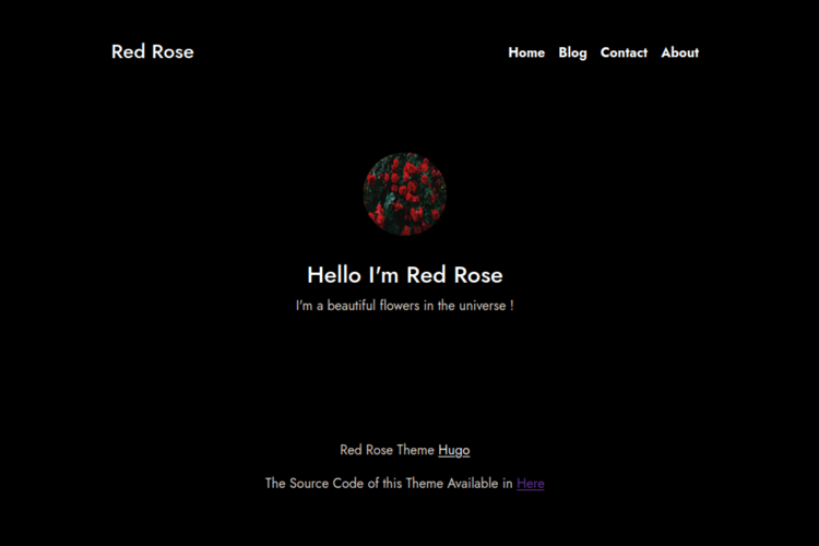 Hugo-Theme-Red-Rose