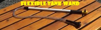 flexible tank wand for rv WC