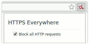 screenshot of the “Block all HTTP requests” feature
