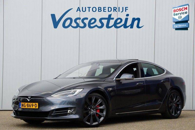 Tesla Model S P90D Performance Ludicrous 576pk / Autopilot / Pano / 21inch / Carbon / 162.500,- Nieuw / Free Supercharging! afbeelding 8