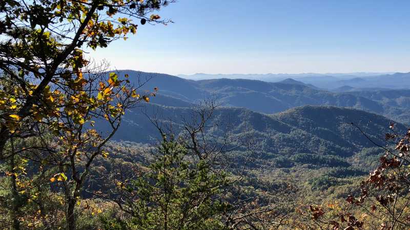 A view that includes Blood Mountain
