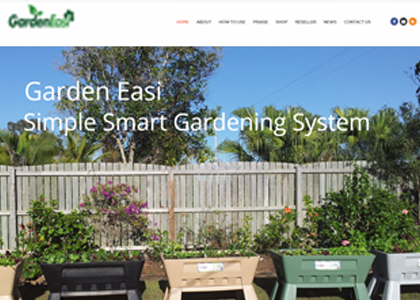 Garden Easi Website Screenshot
