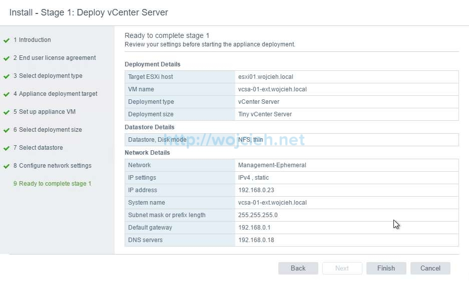 vCenter Server Appliance 6.5 with External Platform Services Controller - 28
