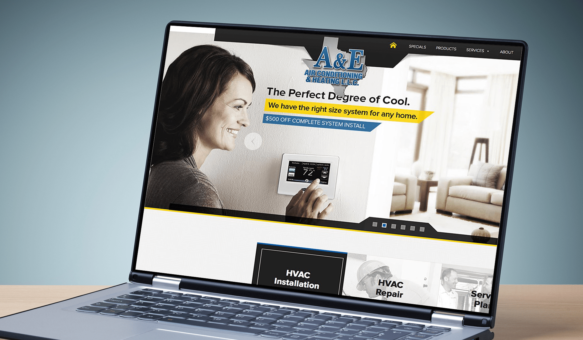 A&E digital Mockup