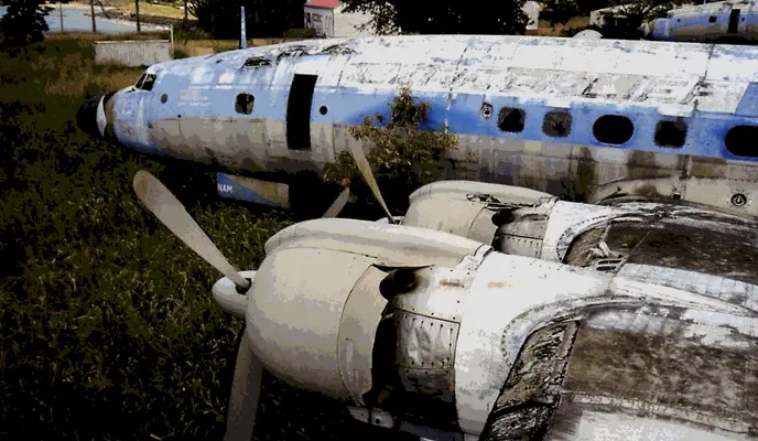 Abandoned cargo planes