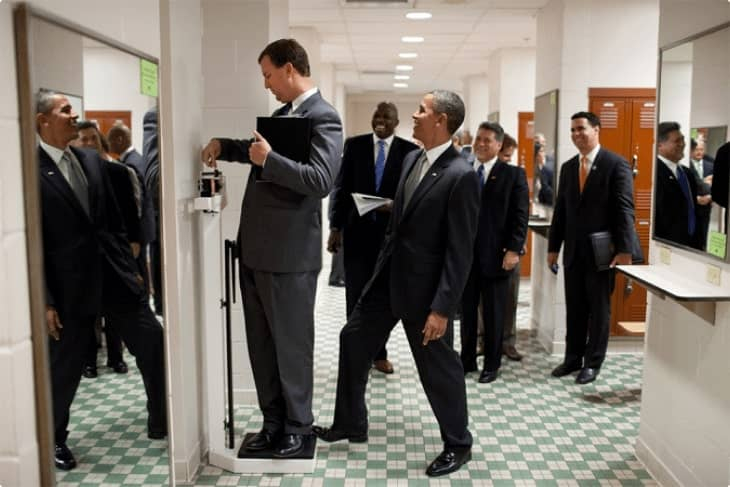 Obama pranking a person Obama pranking a person