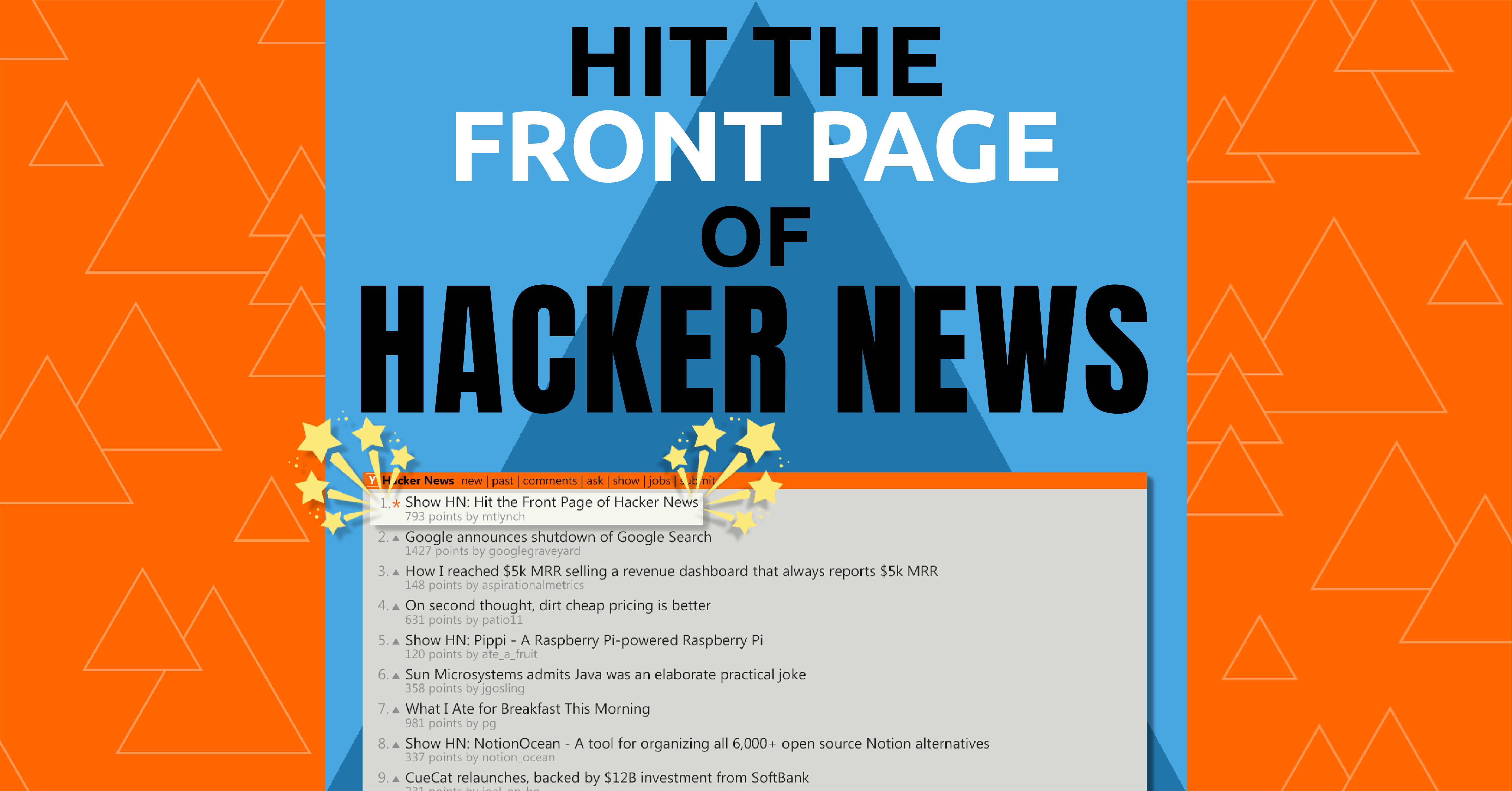 Cover image for Hit the Front Page of Hacker News course