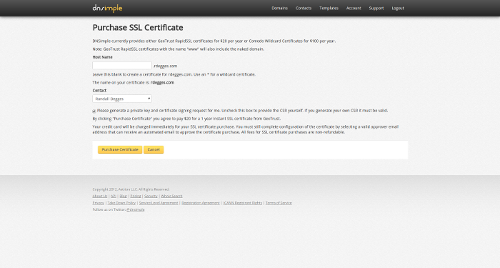 DNSimple SSL