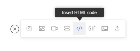 Insert HTML Code Wix