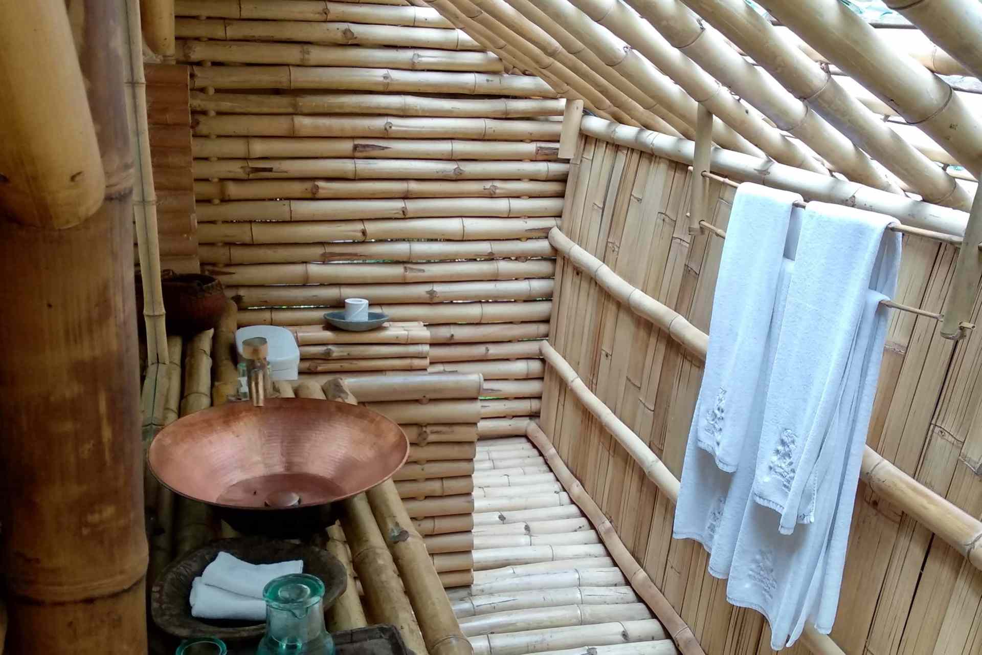 The Sumba style house bathroom. Photo by Rokma