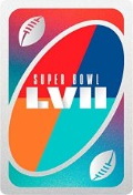 Super Bowl LVII Uno Touchdown Card