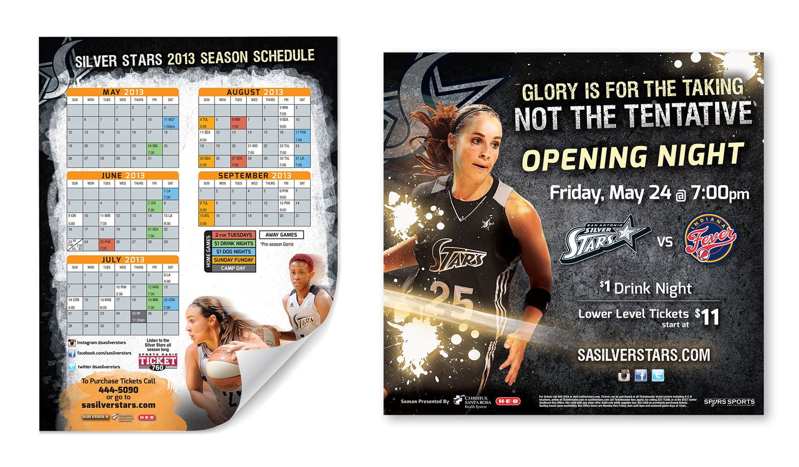 Stars Flyer and Ad