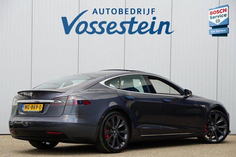 Tesla Model S P90D Performance Ludicrous 576pk / Autopilot / Pano / 21inch / Carbon / 162.500,- Nieuw / Free Supercharging! afbeelding 9