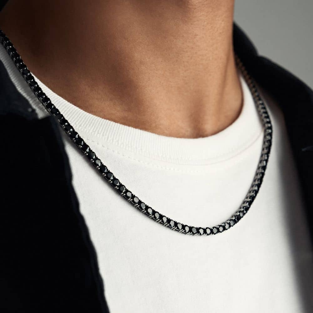 Black tennis chain Outlet