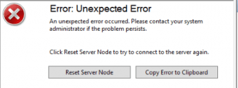 WSUS Unexpected Error