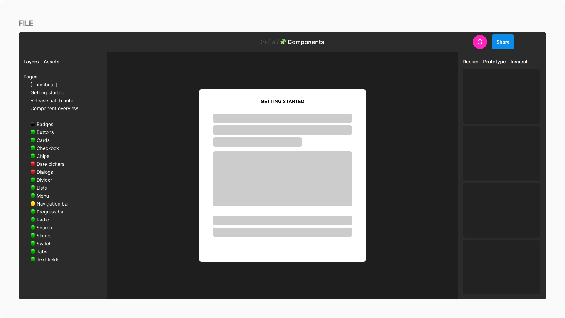 Pages d'onboarding