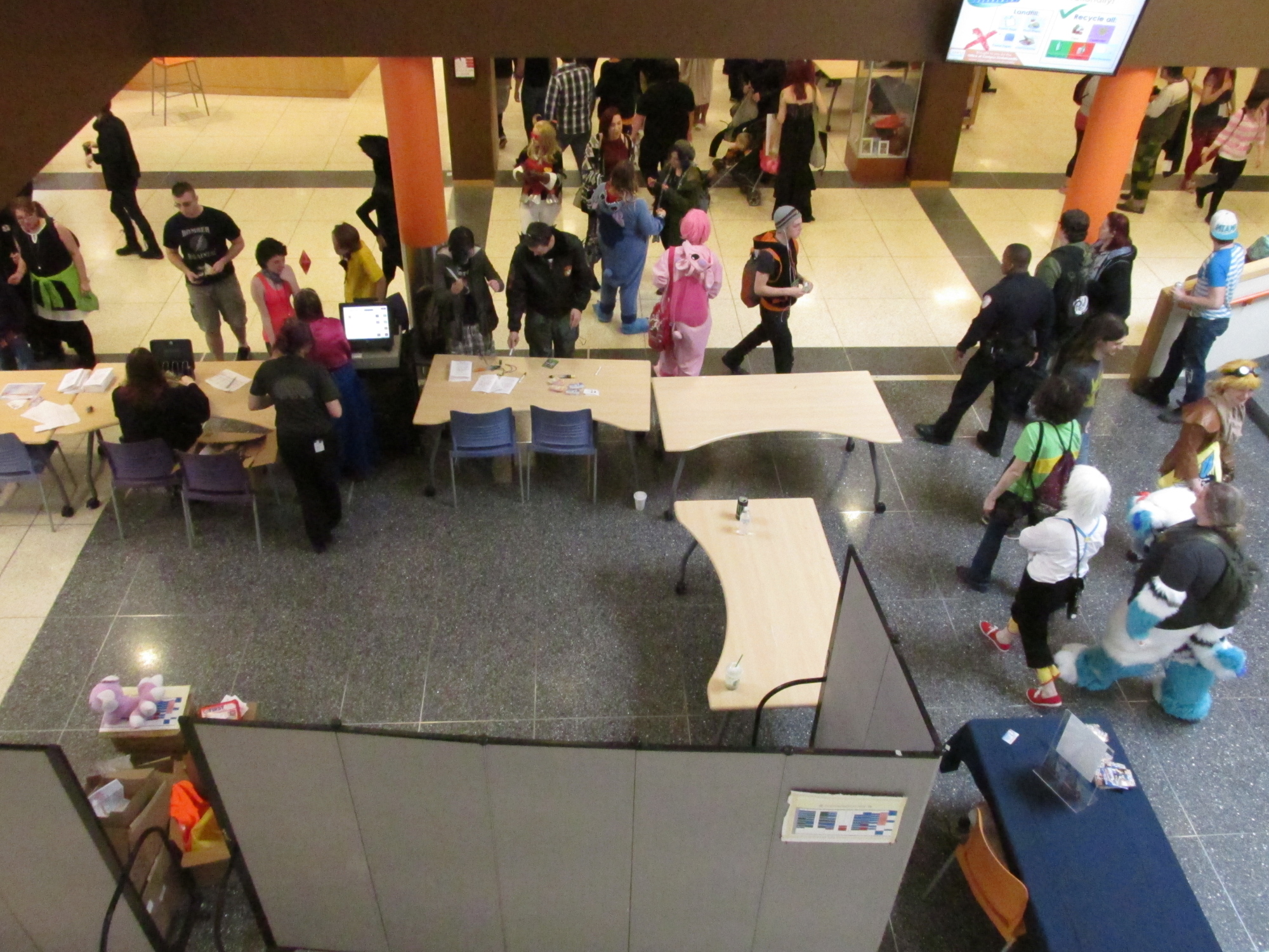 The Animarathon XIV Admissions table.