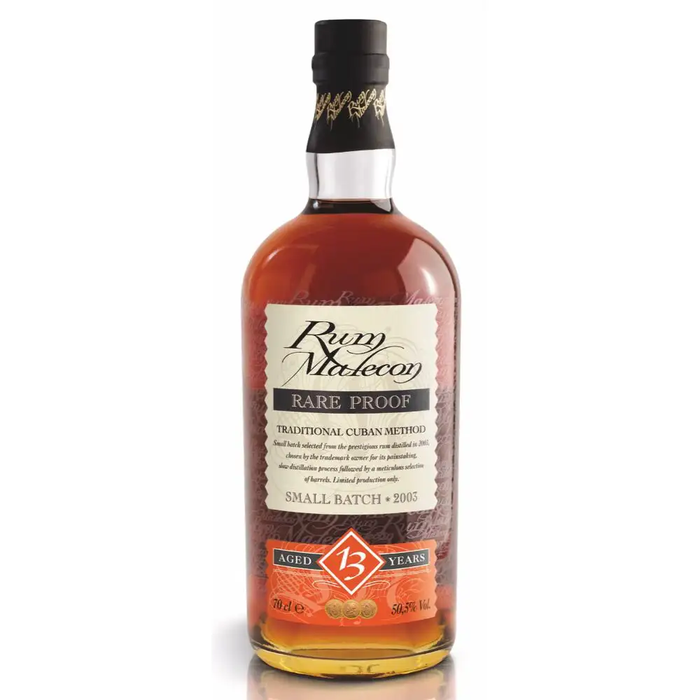 Image of the front of the bottle of the rum 13 Years - Rare Proof