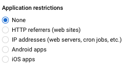 Restrictyour  API key