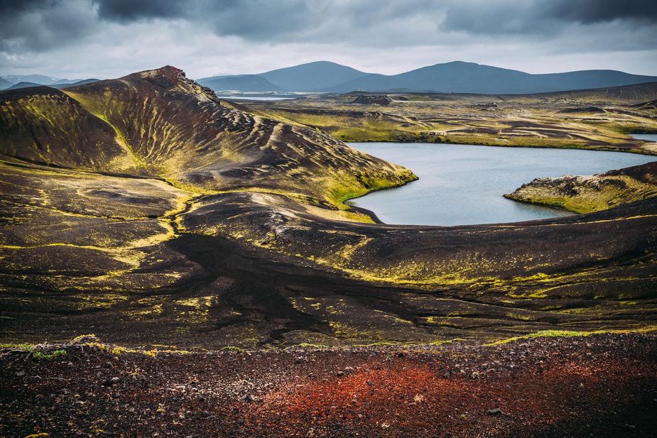 See, Landschaft, Hochland, Vatnajökull Nationalpark, Island