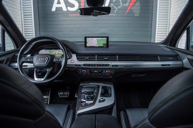 Audi SQ7 4.0 TDI Quattro Pro Line + , 435 PK, Valcona/Leder, Pano/Dak, 2017, Bose, 22'', Elekt. Trekhaak, 79DKM!! afbeelding 3