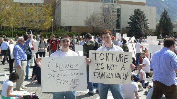 cheney protest