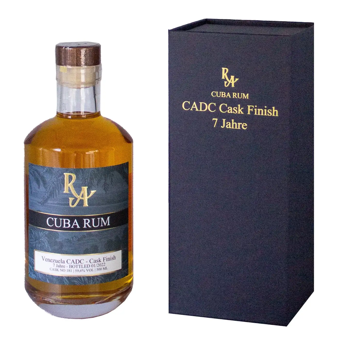 Image of the front of the bottle of the rum Rum Artesanal Cuba Rum (CADC Finish)